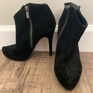 Leather booties